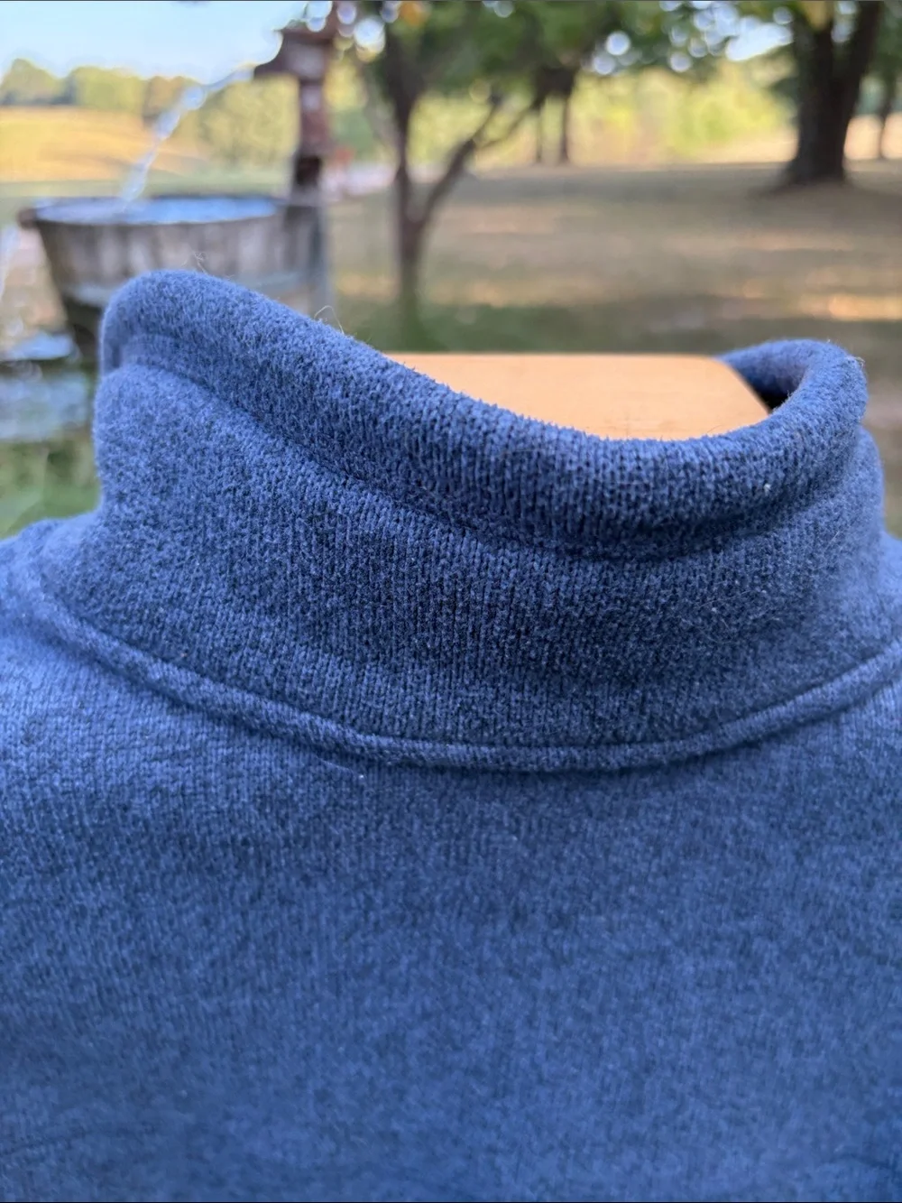 The North Face Men's Navy Blue Half-Zip Fleece Pullover